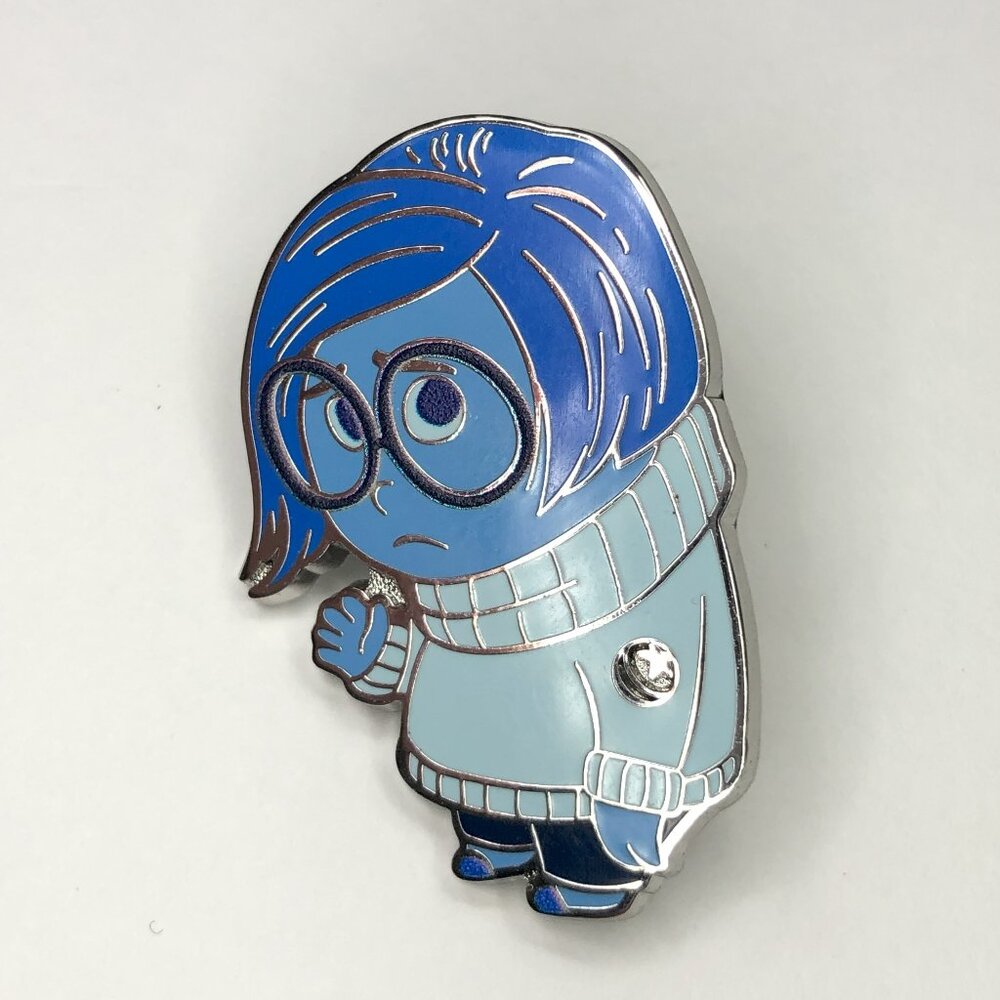 2025 Walt Disney World Hidden Disney Pin Sadness Blue Color Story